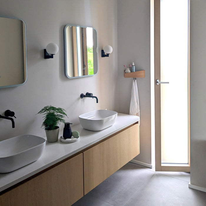 2 stk. hylder med knage: PELICAN - eg, natur