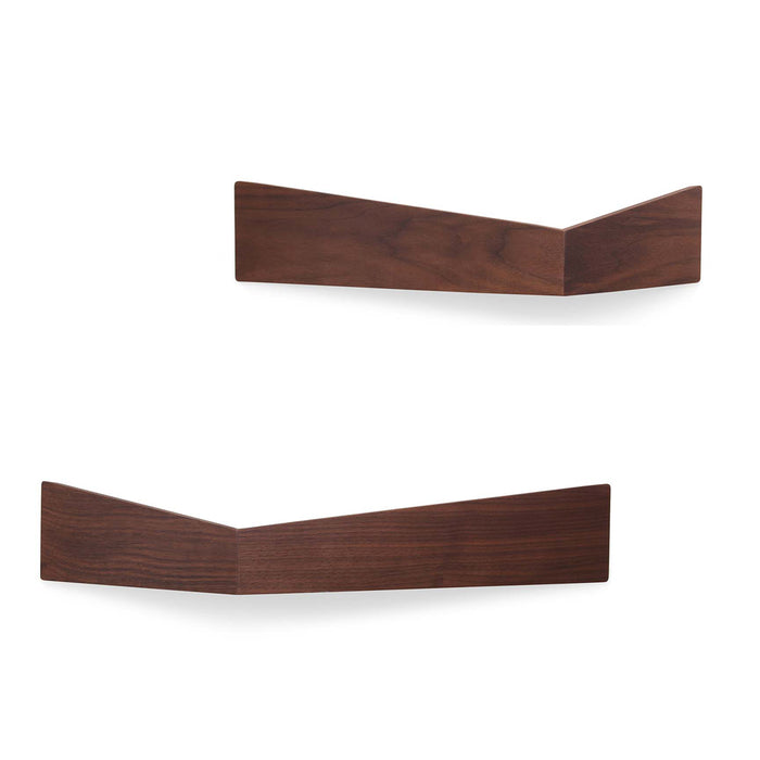 Wand-Nachttisch: 2 Stk. - BESIDE - weiß mit weißer Schublade