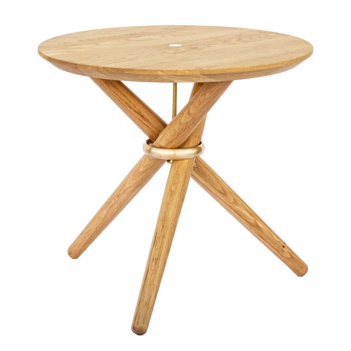 Coffee table - FAWN - in solid oiled oak