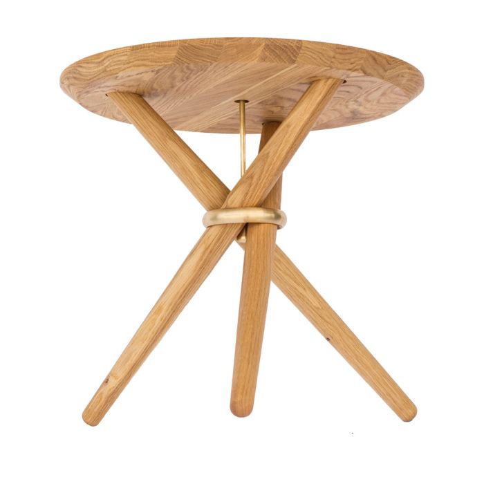 Coffee table - FAWN - in solid oiled oak